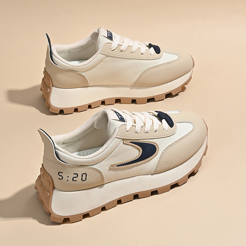 Women's Designer 2025 New Spring And Summer Multi Functional Running Sports Outdoor Training Thick Soled Height Raising Dad Shoes