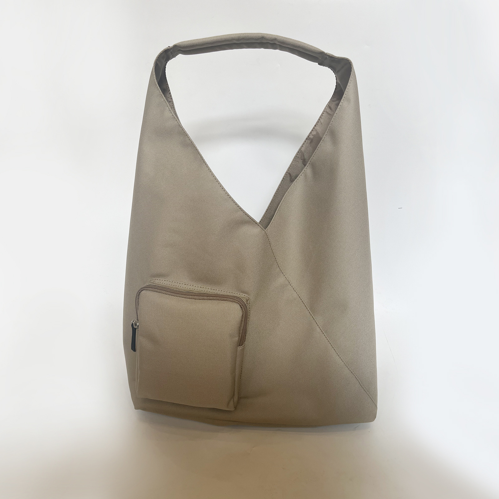 Designer Unprinted Japanese Style High-Quality Large Solid Black Crossbody Bag, Single Shoulder Men, Lightweight Triangular Bag For Women And Men