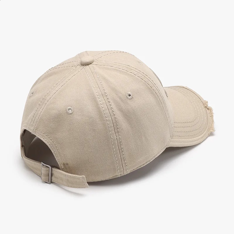 s Spring Retro Classic Visors Trendy Soft Top Hole Men Large Size Peaked Cap Outdoor Cycling Washed Womens Baseball Cap 250228