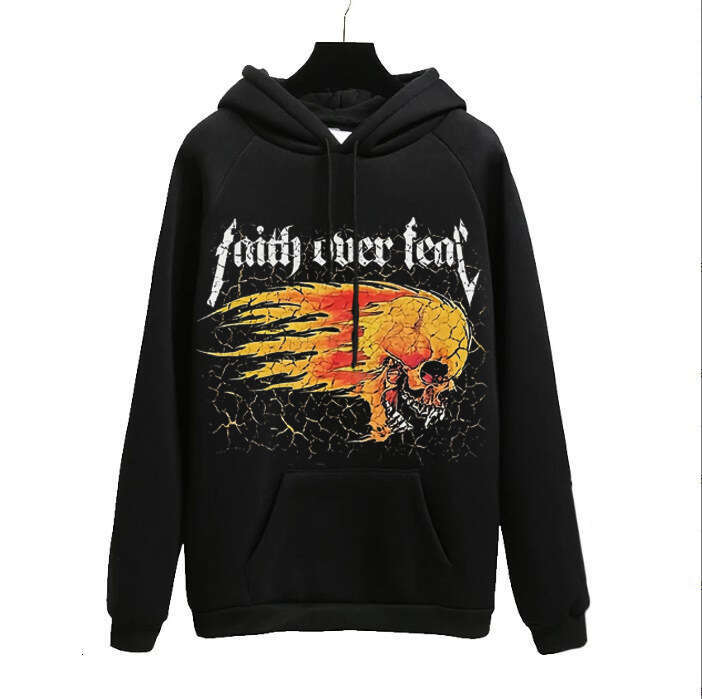 Trendy brand hoodie for women, couple, autumn winter, loose and trendy street style, American style plus velvet jacket