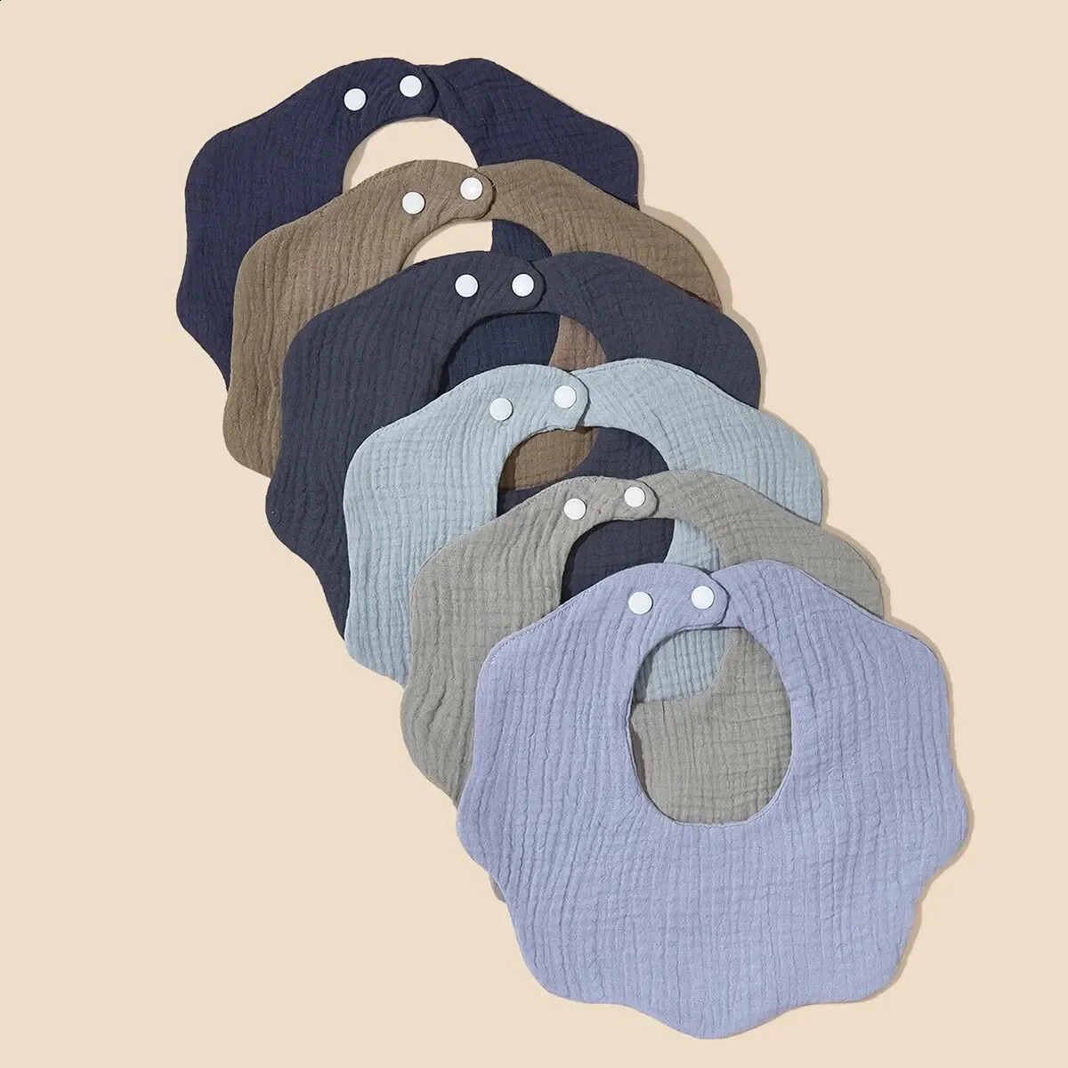 3 Packs Random Color Bibs Boys Girls born Infant for Drooling 250221