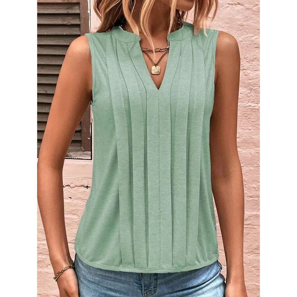 Blouses White Women's Summer Vintage Tassel Tank Tops Sleeveless V-Neck Casual Women Streetwear Shirt T-Shirt Female Clothing T-