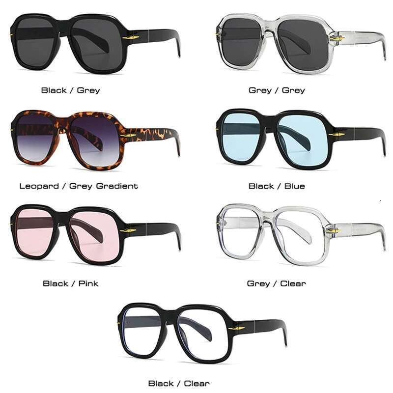 SHAUNA Retro Pilot Sunglasses Women Fashion Brand Designer Clear Gradient Shades UV400 Men Trending Rivets Sun Glasses