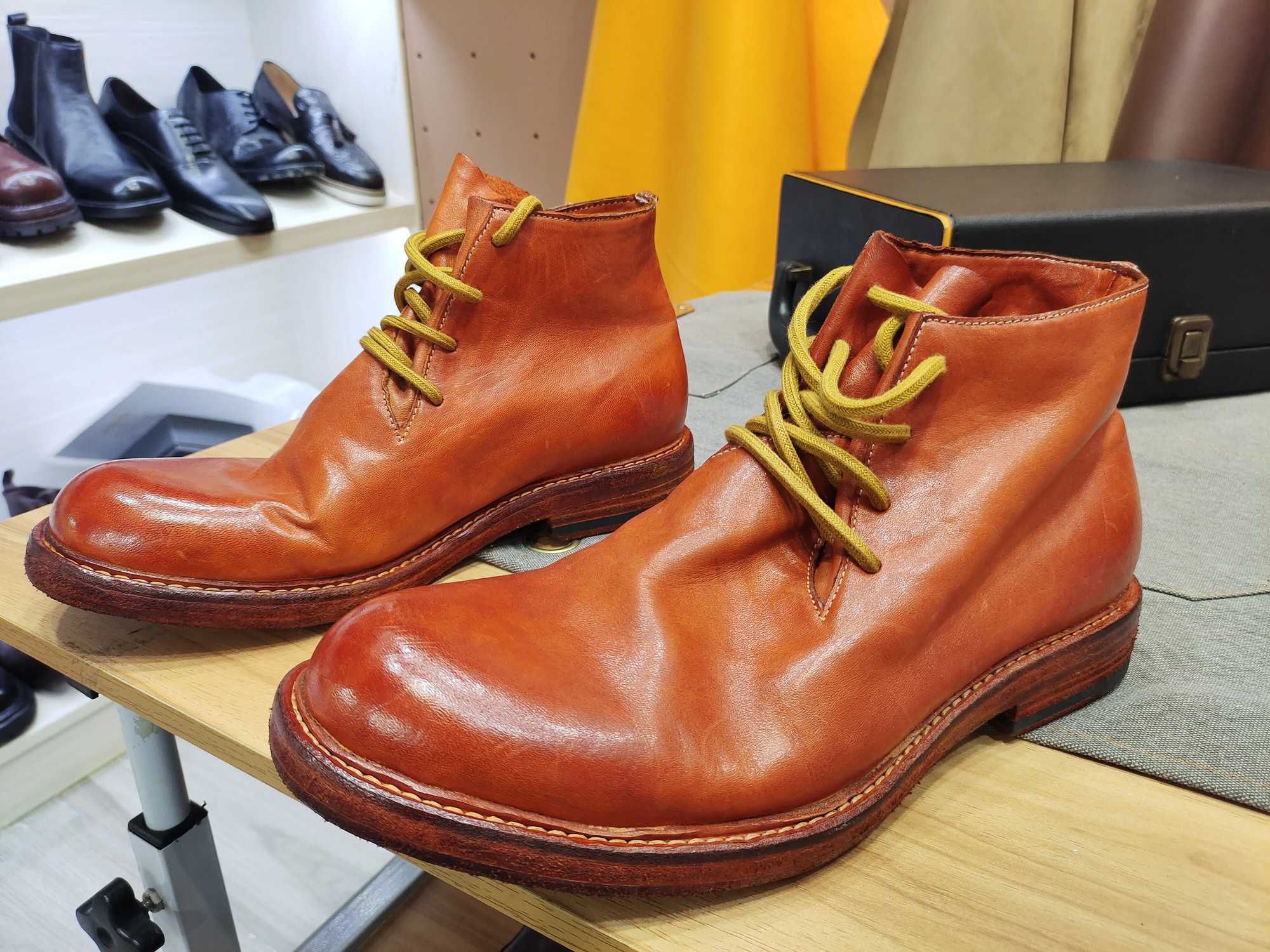 British Style Mens Ankle Boots Soft Calf Real Leather Handmade Motorcycle Boots Leather Sole Comfortable Lace Up Winter Footwear Z250303