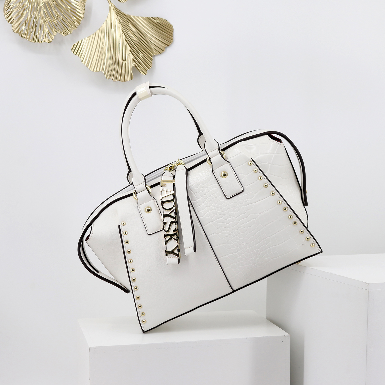 toteBag Shoulder bag ROSE NOIRE New Women's Handbag With High-Quality Crocodile Pattern Handbag, Simple And Fashionable