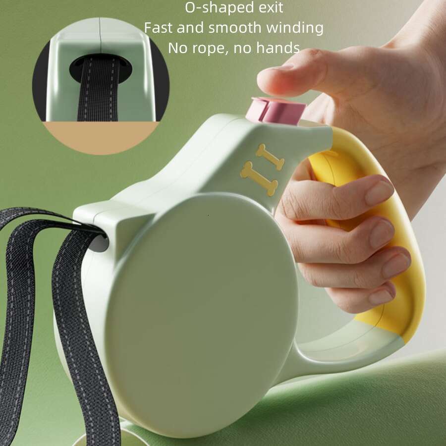 DHpet Handheld Pet Leash For Small And Medium Dogs, Automatically Retractable Dog Leash For Walking Outside, Explosion-proof 3/5M Dog Leash