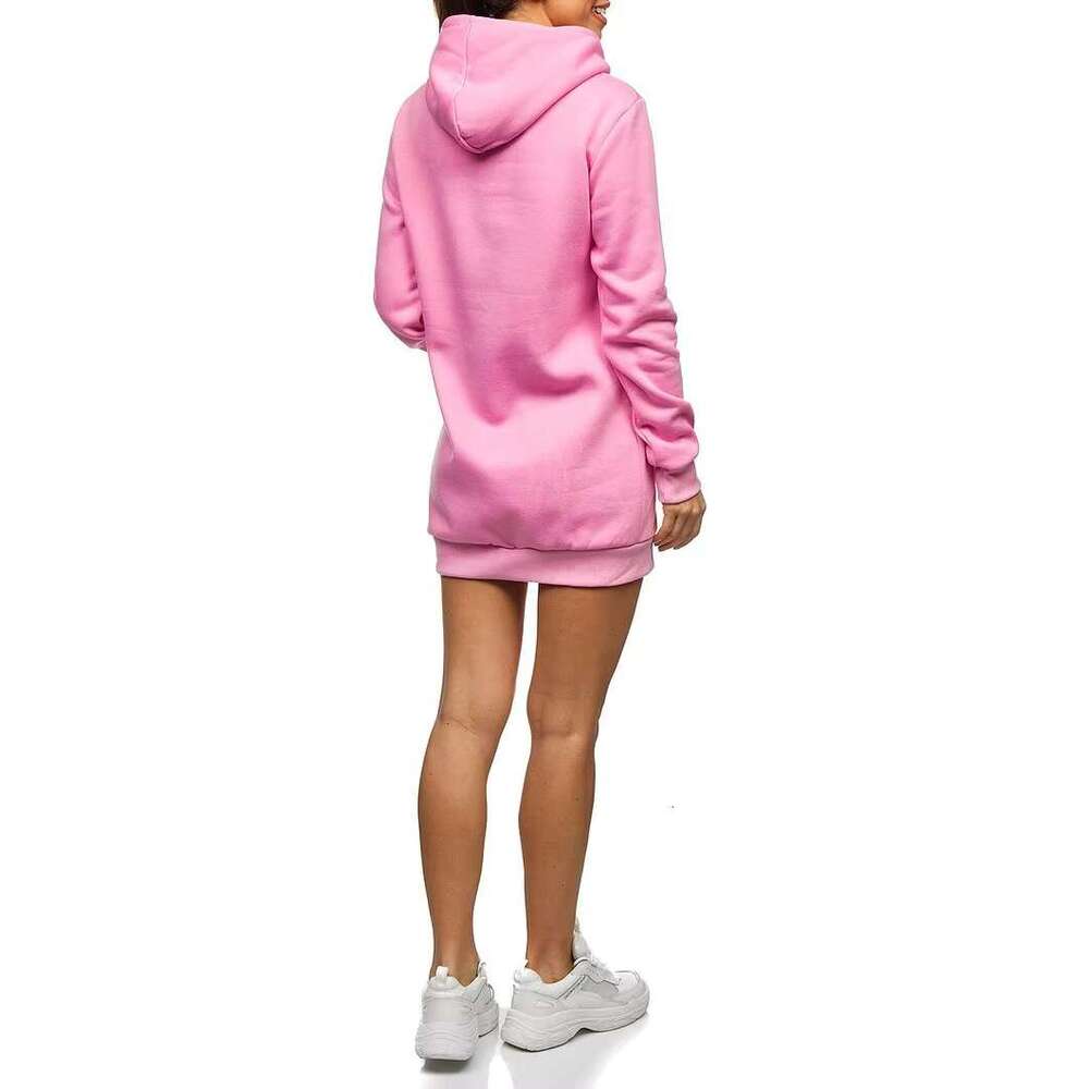 Hoodie Latest Style Women Winter Fashion Fleece Casual Streetwear Ladies Longe Hoodies