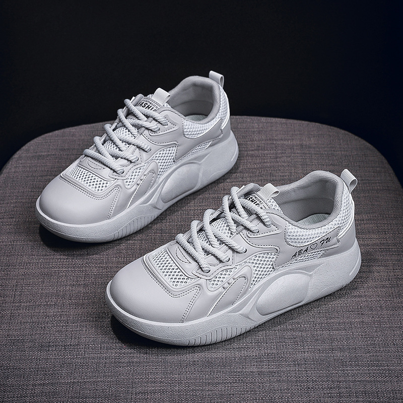 Xiaobai Spring New Female Designer Casual Sports Multi Functional Breathable Mesh Women s Shoes Outdoor Height Increasing Shoes