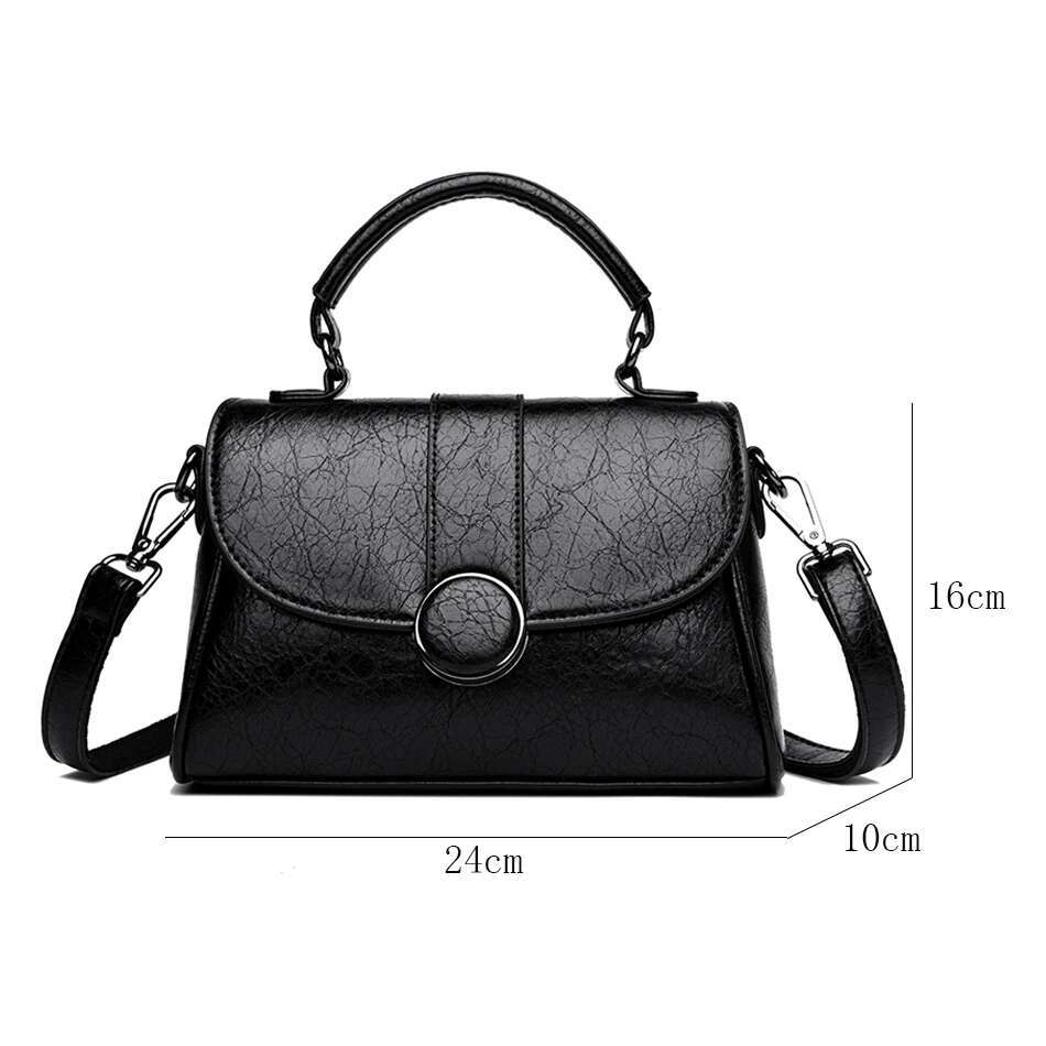 Fashion Solid Color Women Handbags Female Shoulder Crossbody Bag Designer Top-Handle Bags Ladies Tote Sac A Main Feminina