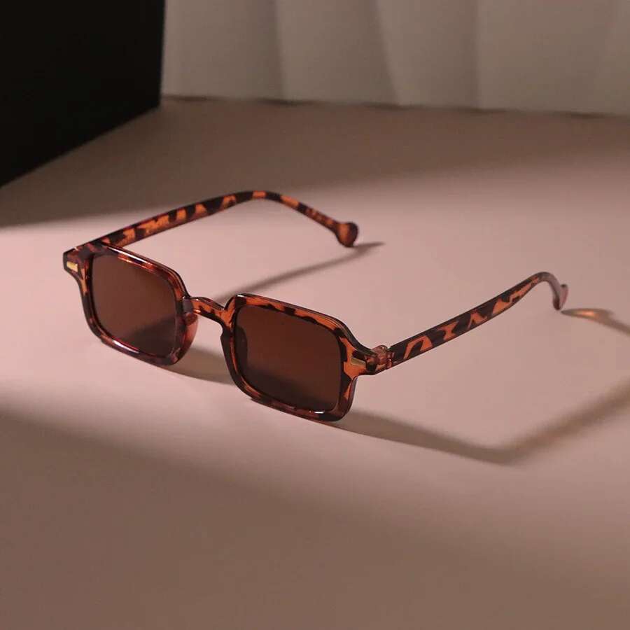 Vintage Square Sunglasses Women Men Rectangle Retro Sun Glasses Female Male Brand Designer Mirror Punk Shades Oculos De Sol