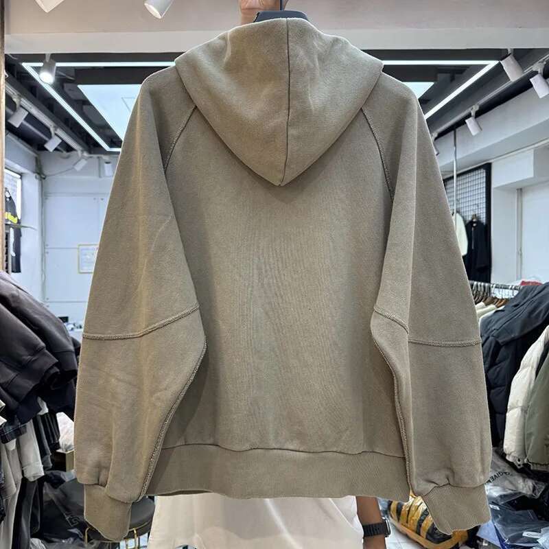 24Aw Cross-Tie Design Shoulder-Slung Hoodie