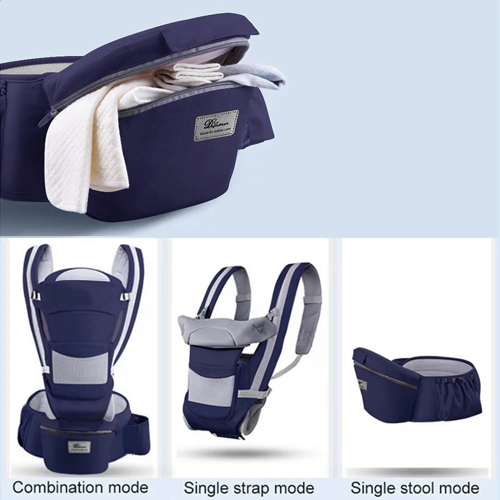 Ergonomic Baby Backpack Infant Hipseat Front Facing Kangaroo Wrap Sling Travel 250221