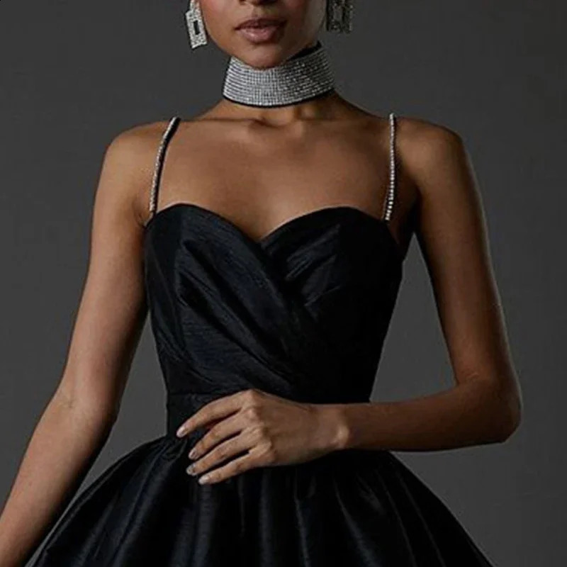 Womens Dresses Elegant Evening Dress Sexy Sleeveless Ladies Spaghetti Strap Y2k Retro Party Night OutfitsMini 250227