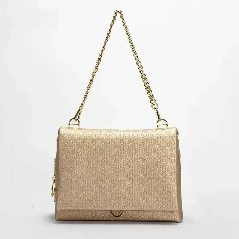 CH Brand Vintage Classic Banquet Exquisite Charms 2024 Spring Printed Texture Women's Shoulder Bag