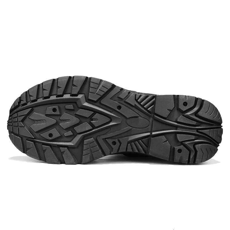 Men's Outdoor Hiking Anti Slip Training Work Green Thick Soled Sports Shoes 2025 New Autumn and Winter Boots