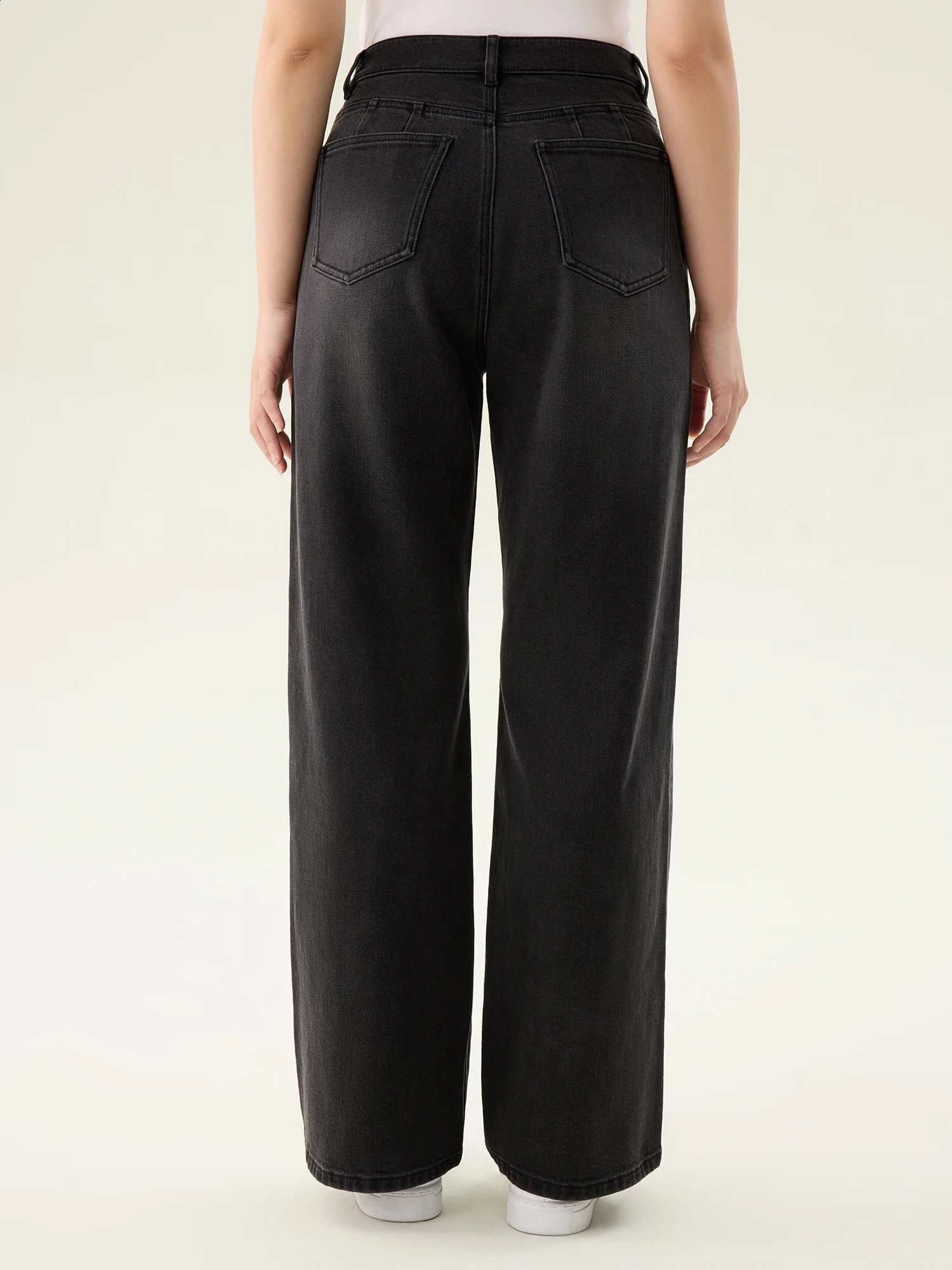 DUSHU2 versionWomen Cotton Elastic Jeans Spring Black AllMatch High Waist Blue Jean 25DS8116525DS81129 250228