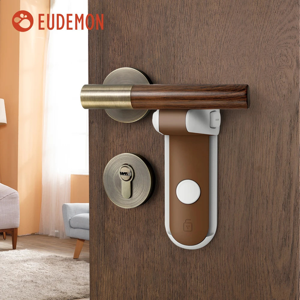 Drop 1PC Door Lever Proofing Handle LockChildproofing Knob Easy to Install and Use 250221