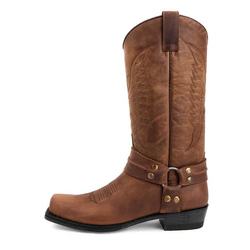 Luxury mens denim boots knight shoes leather embroidered mid heel motorcycle boots 2023 new casual western boots Botas Z250303