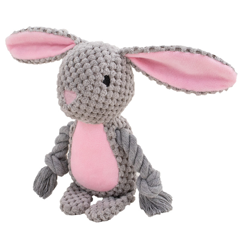 Dog Plush Toy for Large Dog Chew,Indestructible Dog Squeaky Toys,Stuffed Animals Toys with Cotton Material and Crinkle Paper,Durable Chewing Toys