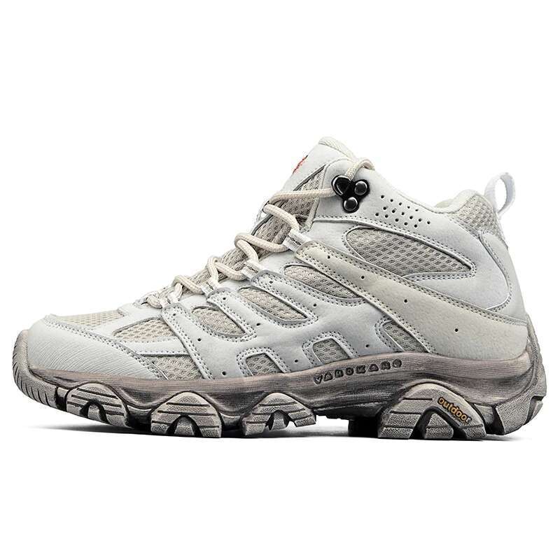 High-Top Men Hiking Boot Spring Shoes Lace-Up Non-slip Outdoor Sports Casual Trekking leather Boots Women Waterproof