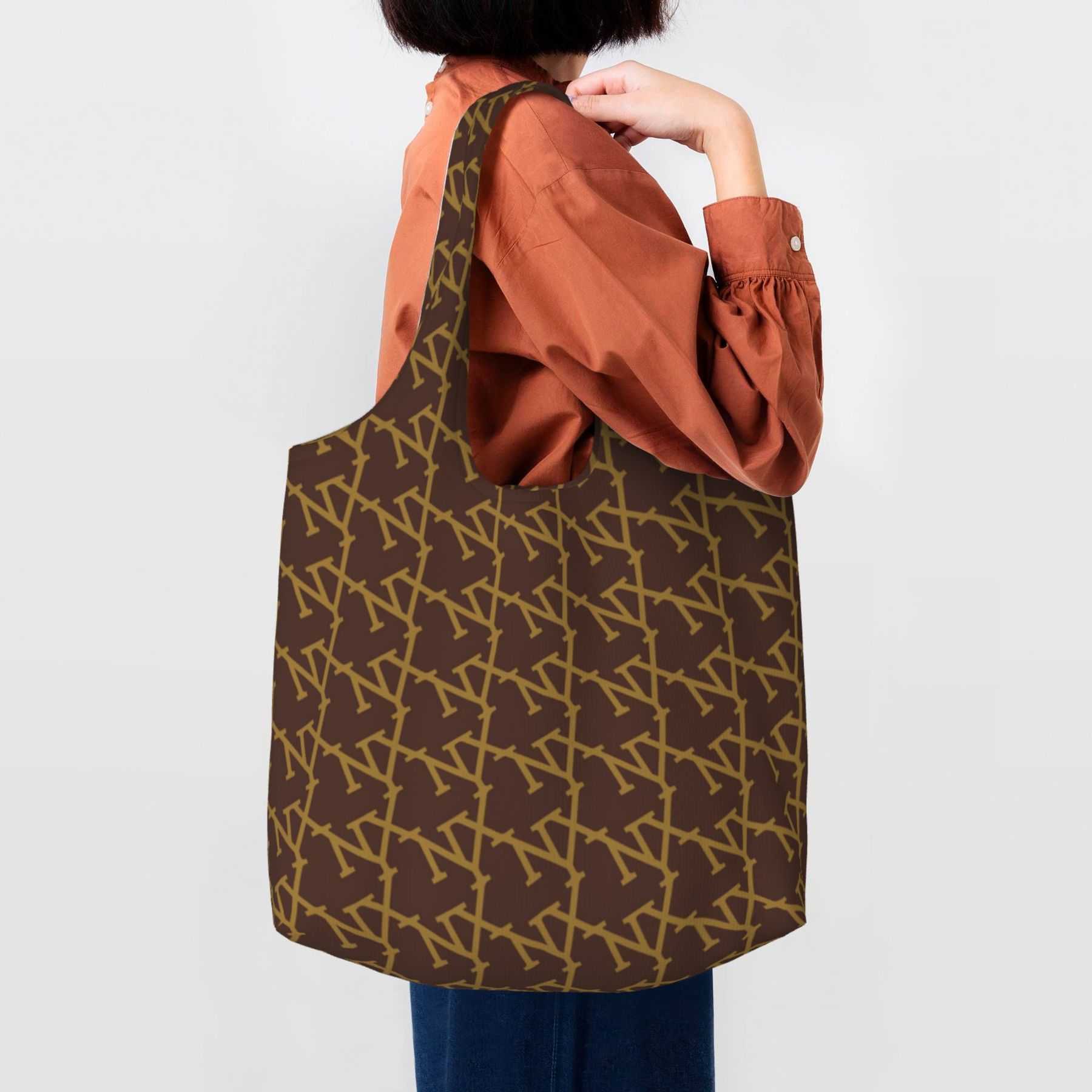 NXY Women's Bag Trend Canvas Tote Bags Design Tote Bags Fashion Embroidered Letter Beach Bag Casual Bolsas Large Handbag