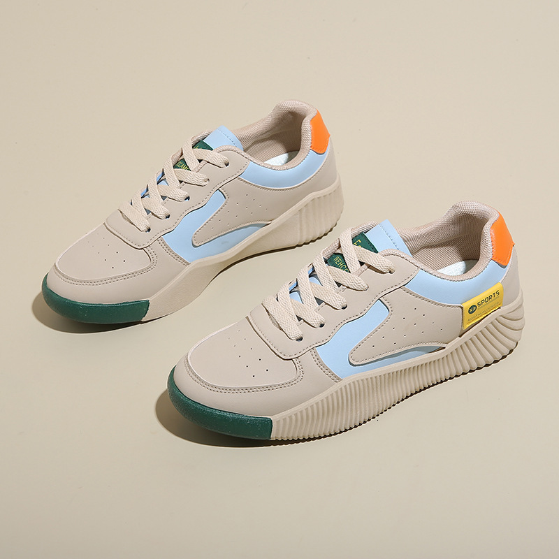 2025 Season Designer s New Breathable White Shoes With Multifunctional Thick Sole And Height Increasing Sports And Leisure Board Shoes