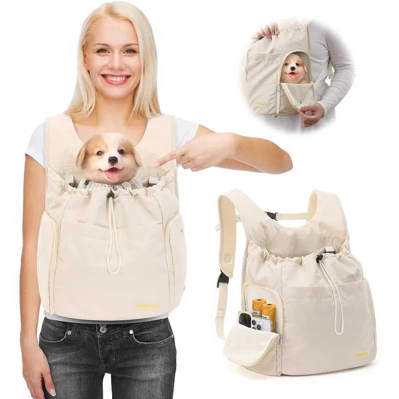 Pet Carrier Backpack for Large/Small Cats and Dogs Puppies Safety Features and Cushion Back Support for Outdoor Travel Hiking 250205