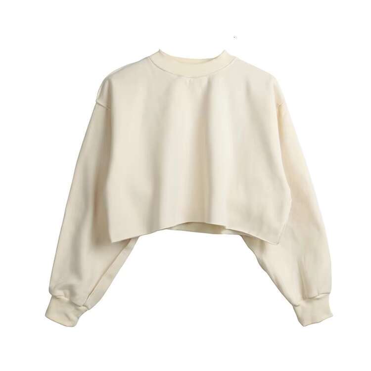 Fleece Fashion Woman Girl Women's Casual Long Sleeve Pullover Tops Sweatshirt Hoodie Crop Top Hoodies Sweatshirts