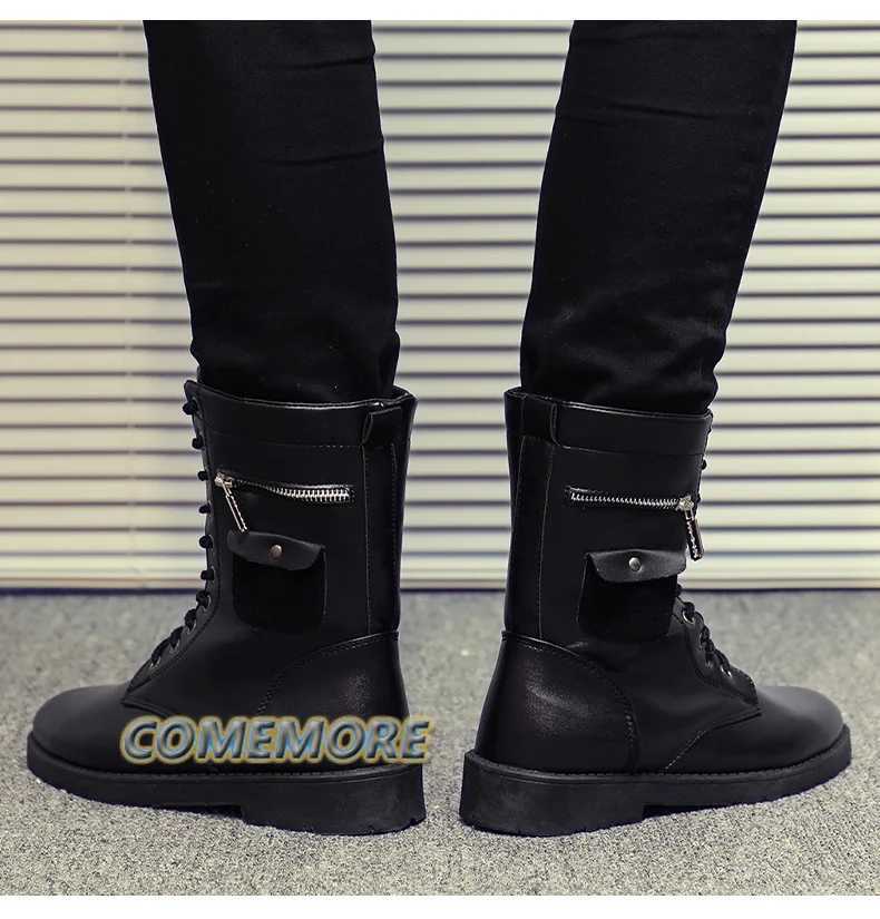 Fashion Chelsea Leather Men Boot Luxury Casual Shoes Formal Man Classic Ankle Boots Black Brown Zipper Knight Boot Autumn Winter Z250303