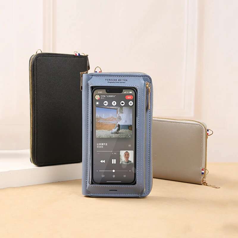 Touch Screen Phone Crossbody Bags Women RFID Multifunctional Shoulder Mini Women's Bag Mobile Wallet Card Holder New