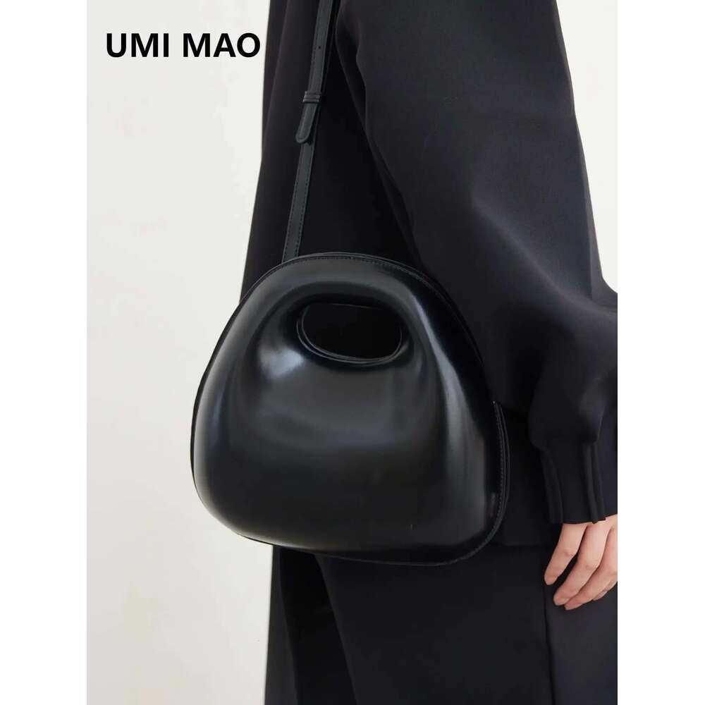 Women's Bags UMI MAO Unique Design Three Dimensional Egg Bag Simple Magnetic Single Shoulder Crossbody Designer Handbags