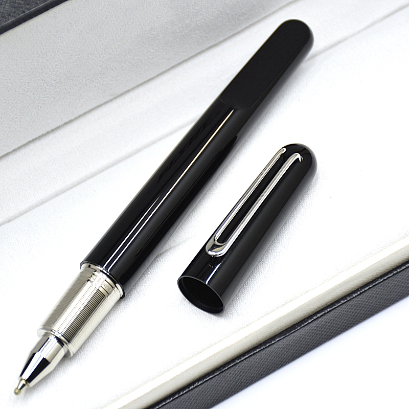 Wholesale M Series Magnetic Close Cap Rollerball Pen Black & Blue Resin High Quality Stationery Office Dwe74 School Writing Gel Pens