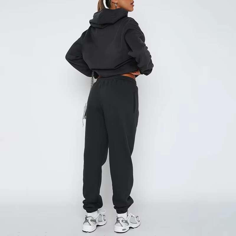 2023 Casual With Pants 2 Piece Clothing Manufacturers Custom Women's Hoodies Set