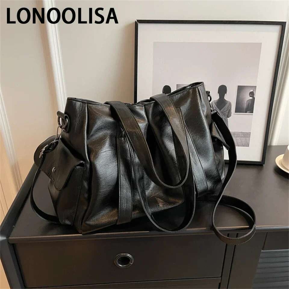 Leather Ladies Large Capacity Shoulder Designer Purses And Handbag For Women Messenger High Quality Crossbody Bag