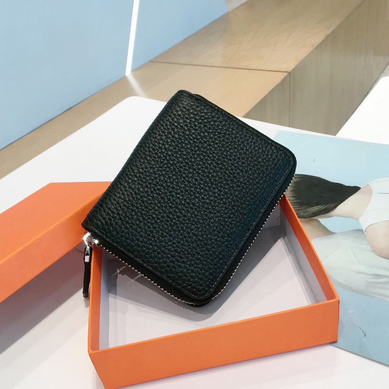 2025 NEW Wallets 2023 Women's Short T Leather Coin Bag With Zipper And Multi Card Pocket For Women Purses Designer Wallet hurenlakeshoes