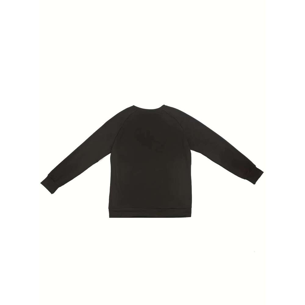 Halloween Element Round Neck Autumn And Winter New Cartoon Printed Raglan Sleeve Women's Sweatshirt