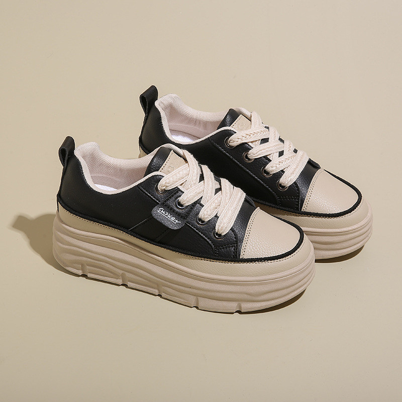 Designer new solid color 2025 spring and summer fashionable and simple combination with thick sole high wear resistance casual outdoor sports soft sol