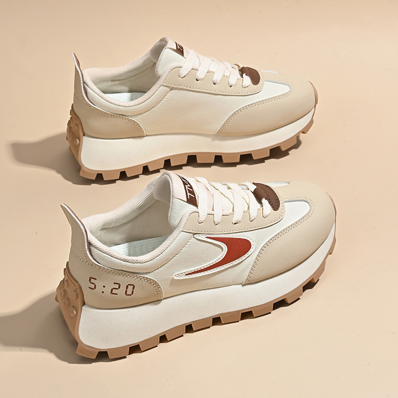 Women's Designer 2025 New Spring And Summer Multi Functional Running Sports Outdoor Training Thick Soled Height Raising Dad Shoes