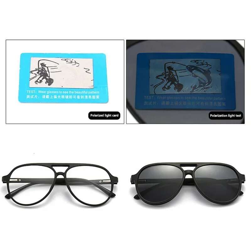 Polygon Magnet Clip Mya Sunglasses 6 in 1 Men Women Glasses Frame Double Beam Custom Prescription Eyewear