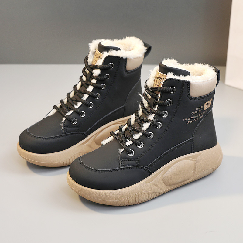 Designer s New Winter Velvet High Top Short Boots For Women Multifunctional Bottom Thick Warm Cotton Outdoor Anti Slip Soft Sole Sports And Leisure Ru