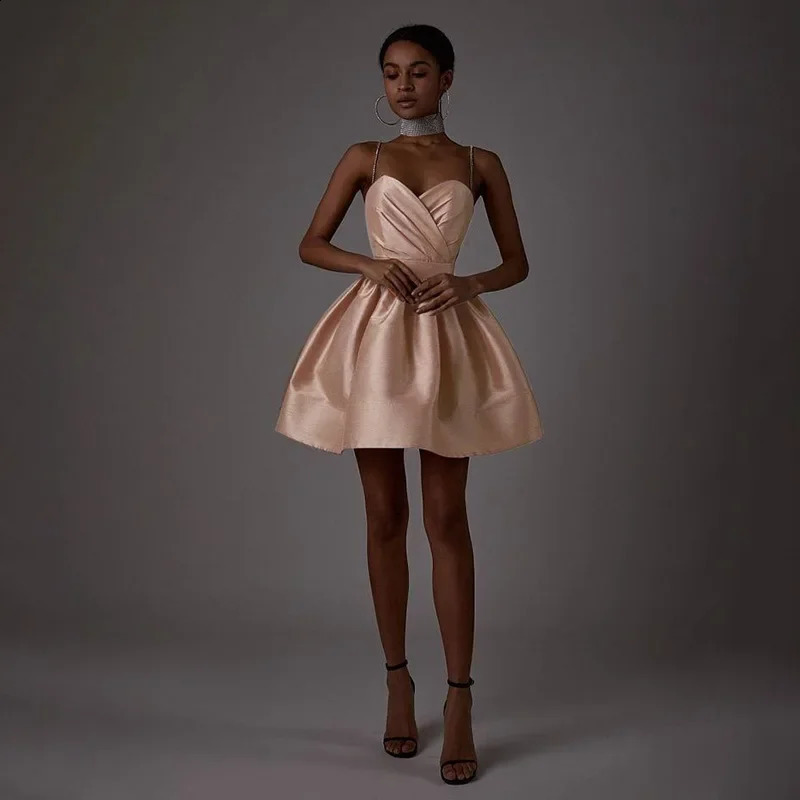 Womens Dresses Elegant Evening Dress Sexy Sleeveless Ladies Spaghetti Strap Y2k Retro Party Night OutfitsMini 250227