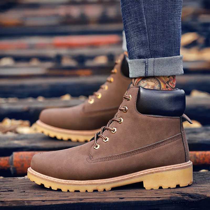 Brand Men Boots British style Unisex Ankle Boots Fashion Luxury Mens Motorcycle Boot High Quality Leather Shoes New boots women Z250303