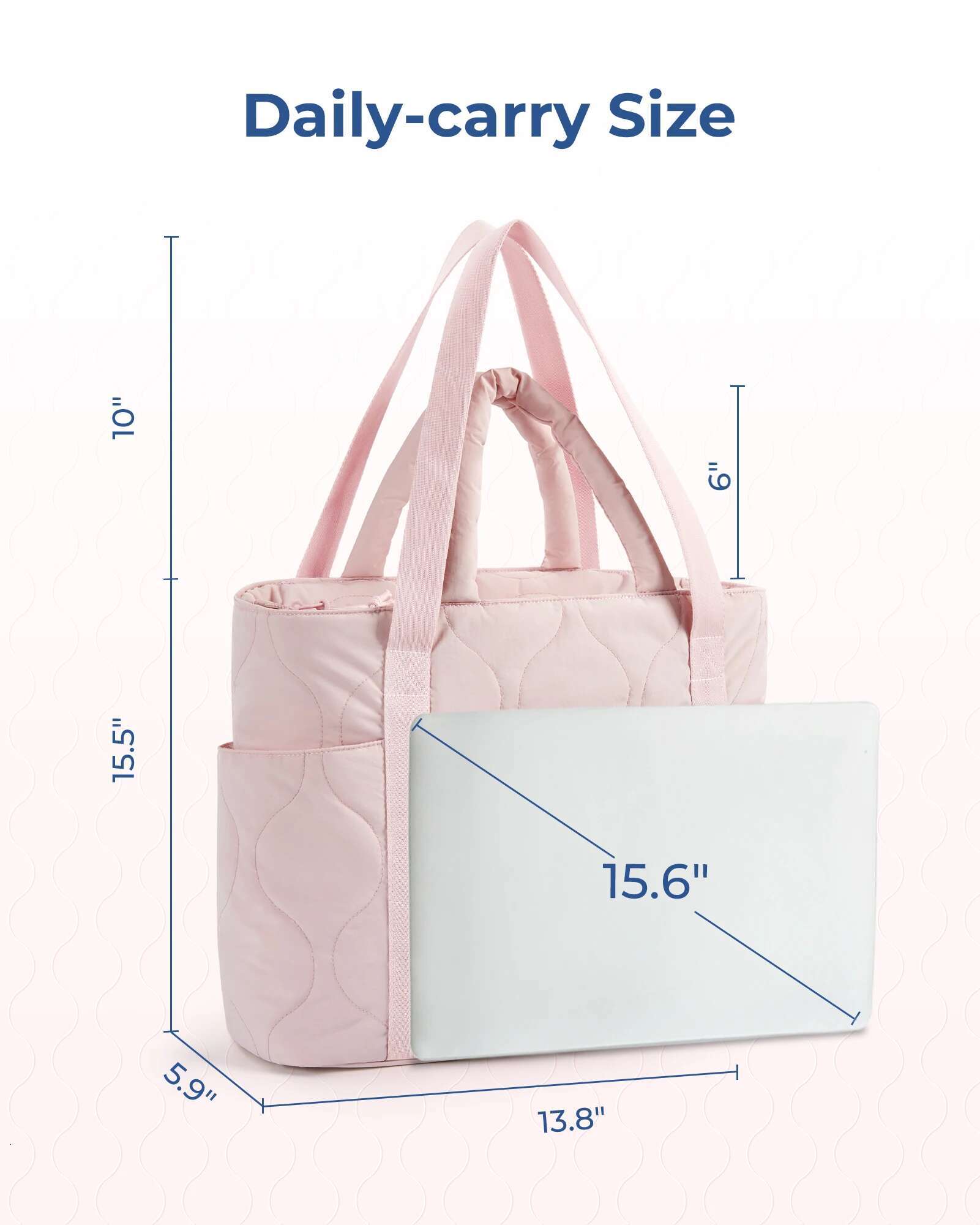 BAGSMART 2024 New Tote Women Shoulder Simple Large Capacity Sport Leisure Travel Mom Going Out Bag