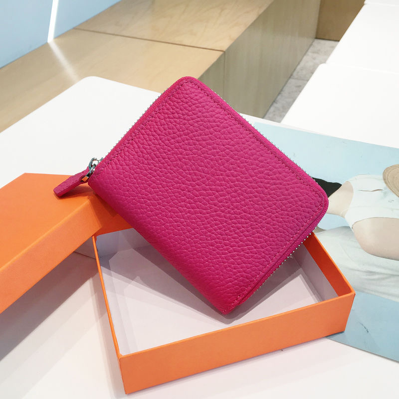 2025 NEW Wallets 2023 Women's Short T Leather Coin Bag With Zipper And Multi Card Pocket For Women Purses Designer Wallet hurenlakeshoes