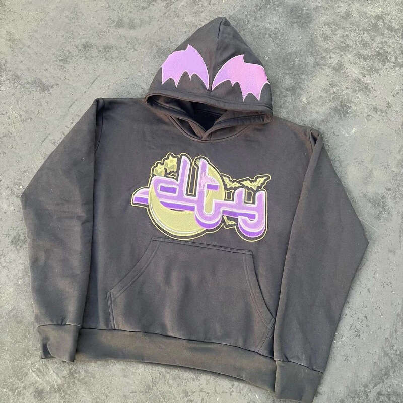Autumn/Winter Pattern Printed Pullover Y2K Couple Street Hoodie