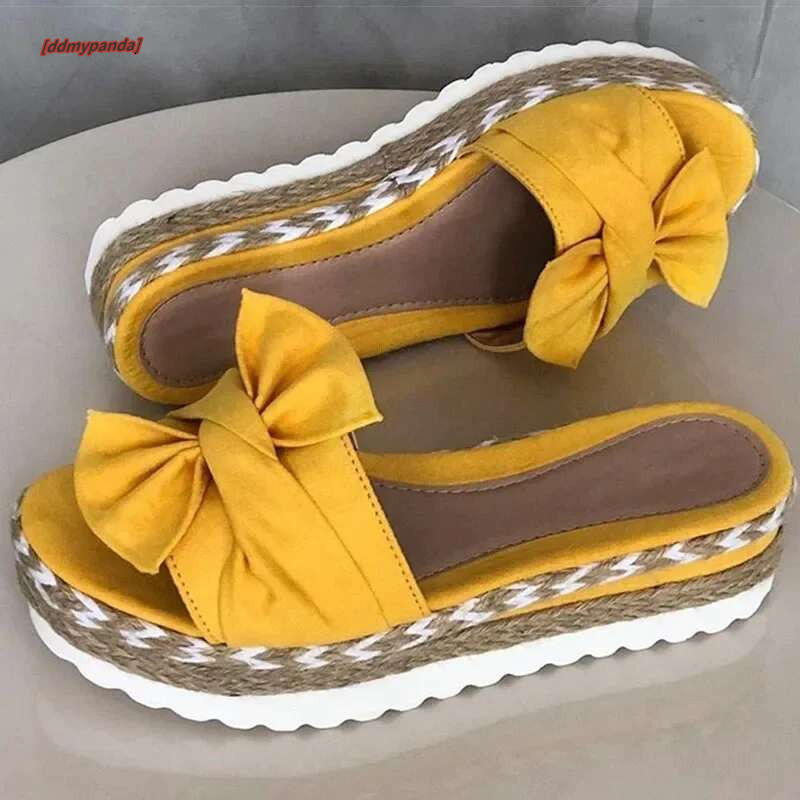 Heels with Wedges for Women Platform Sandals Slippers Sandalias Mujer Elegant Summer Shoes #ddmypanda
