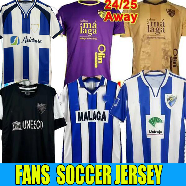 2024 2025 CAMISETA MALAGA CF soccer jersey 120 ANIVERSARIO remake RETRO 24/25 Home Football Shirts Men BUSTINZA M. JUANDE ALEX Concept kit 1997 98 05 06 12 13 retro