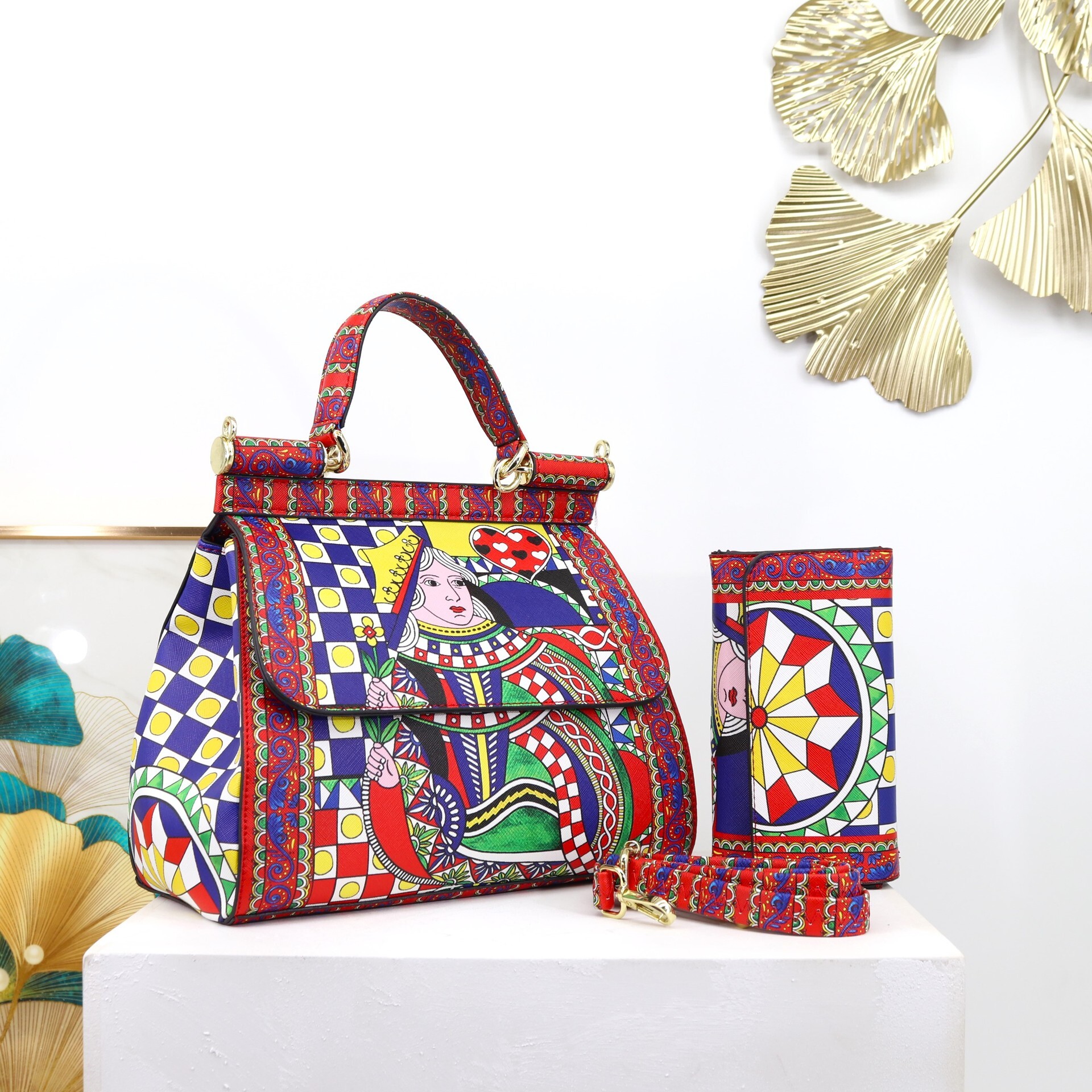 Designer 2025 Fashion Printed Handbag Texture Light Luxury Women's Ladies Bag