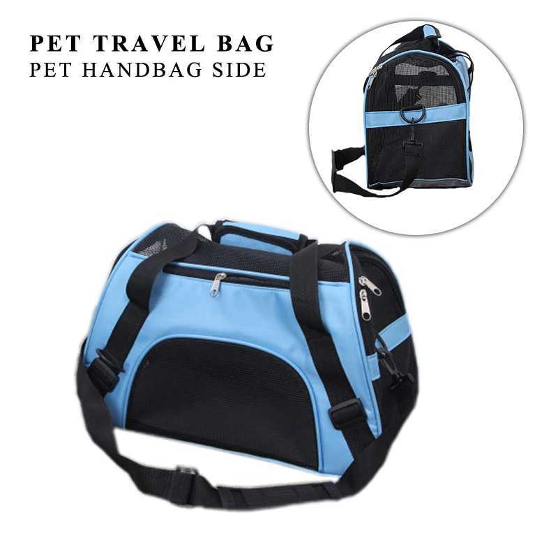 Cat Bags Portable Dog Carrier Bag Mesh Breathable Carrier Bags for Small Dogs Foldable Cats Handbag Travel Pet Bag Transport Bag 250205