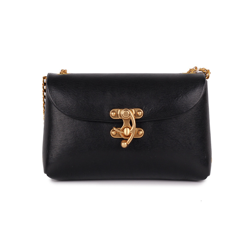 Niche Women's Leather Sloping Top Layer Plant Tanned Cowhide Small Square Bag Artistic One Shoulder Phone Bag Designer Handbag